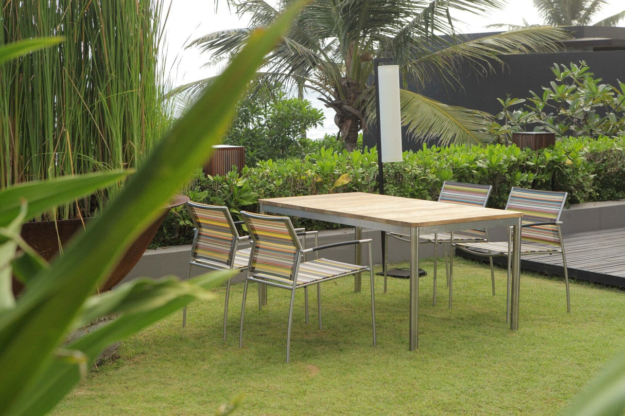 Zebra Naxos Table repas NAXOS pieds ronds 220x100cm