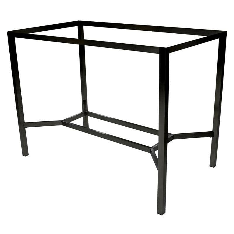 Zebra One Cadre pour table de bar 140x80cm H:105cm Graphite