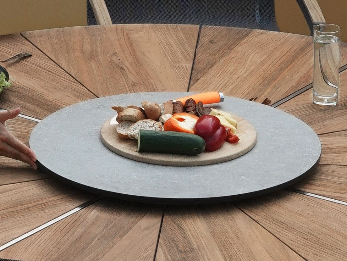 Zebra Oryx Edge Table repas Ø160 cm Plateau avec champ suisse