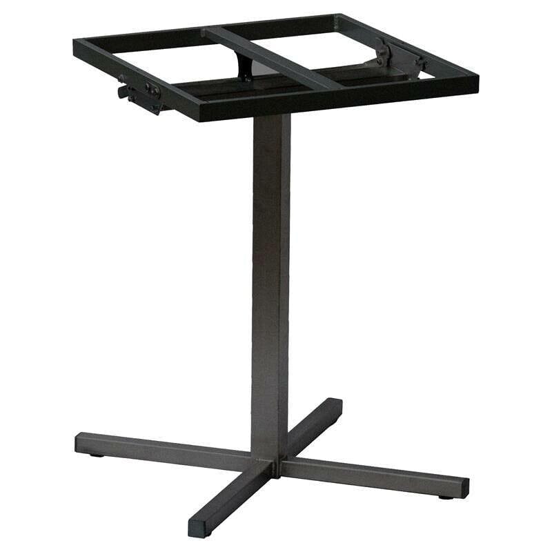 Zebra Pin Piètement de table pied central inox Graphite