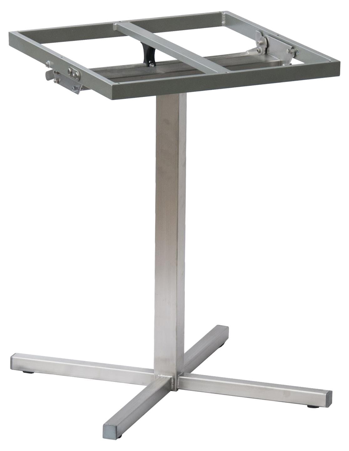 Zebra Pin Piètement de table pied central inox Inox