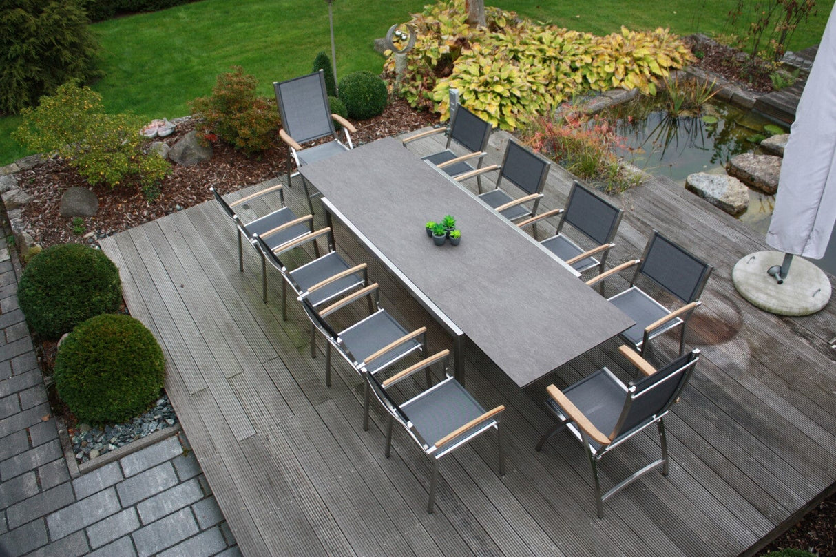 Zebra Pontiac Fauteuil avec accoudoirs en teck