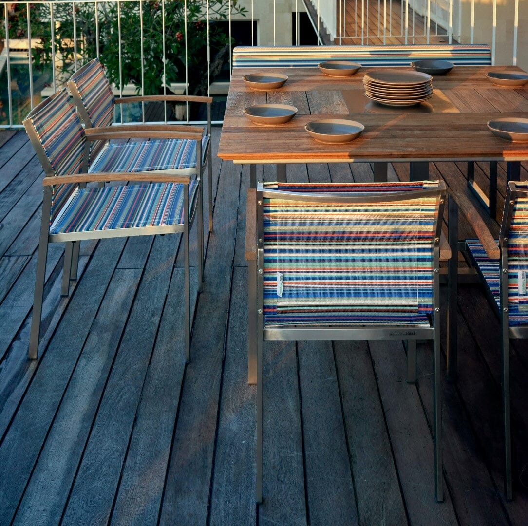 Zebra Quadux Table repas 140x140cm