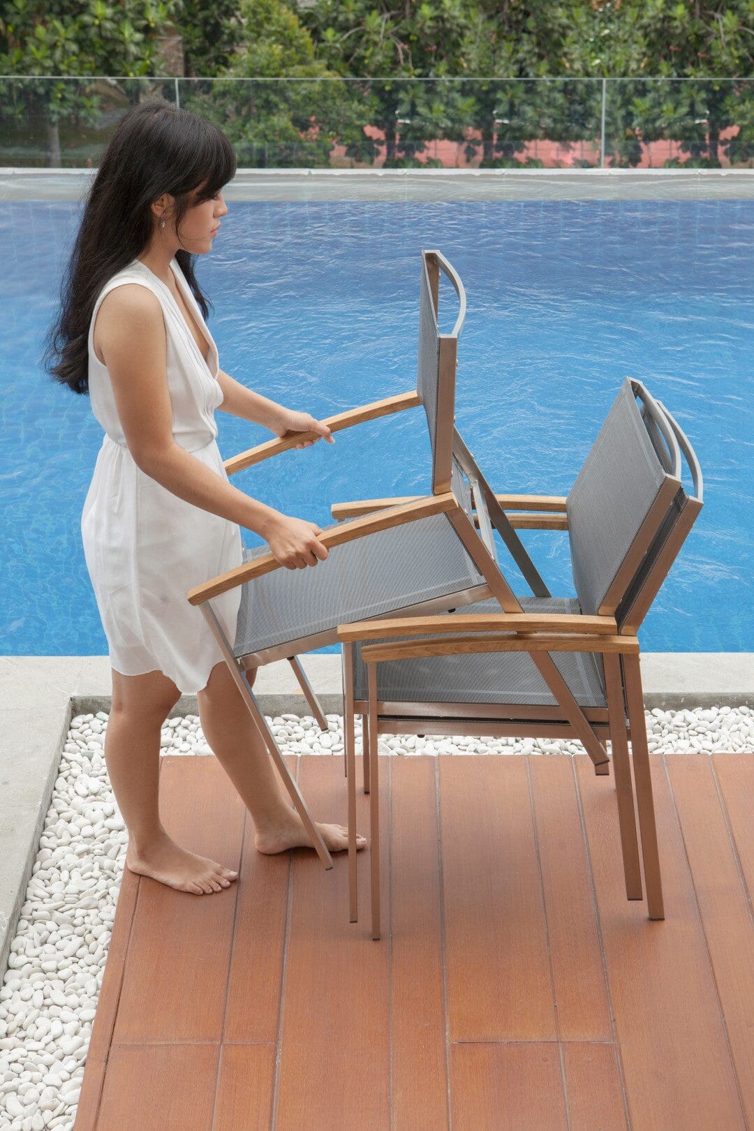 Zebra Setax Fauteuil inox