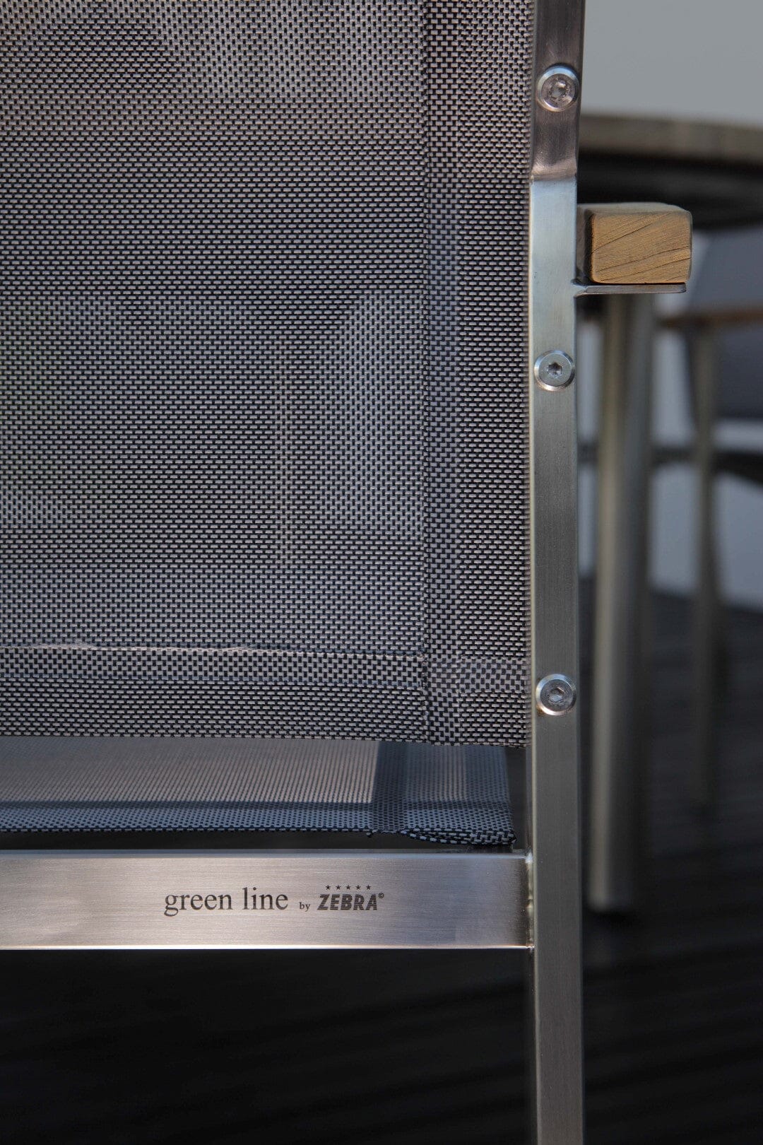 Zebra Setax Fauteuil inox