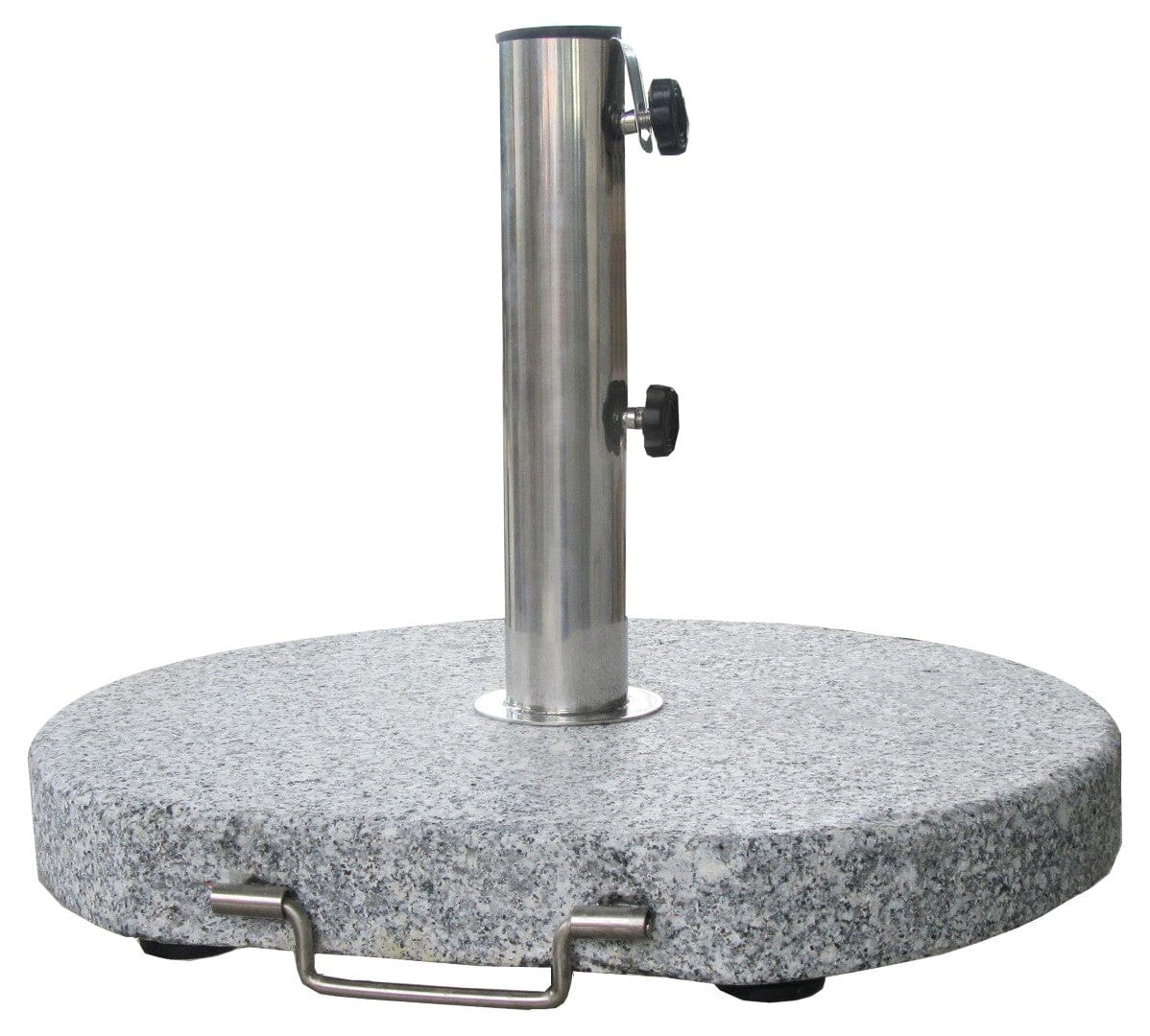 Zebra Socle pour parasol rough grey 30kg Granite Gris Poli