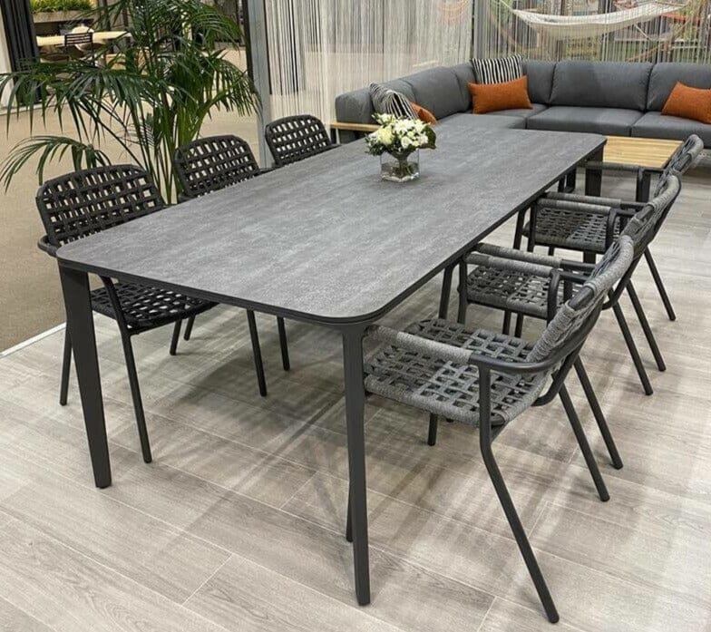 Zebra Taro Piètement pour table repas 180x100cm H:74cm