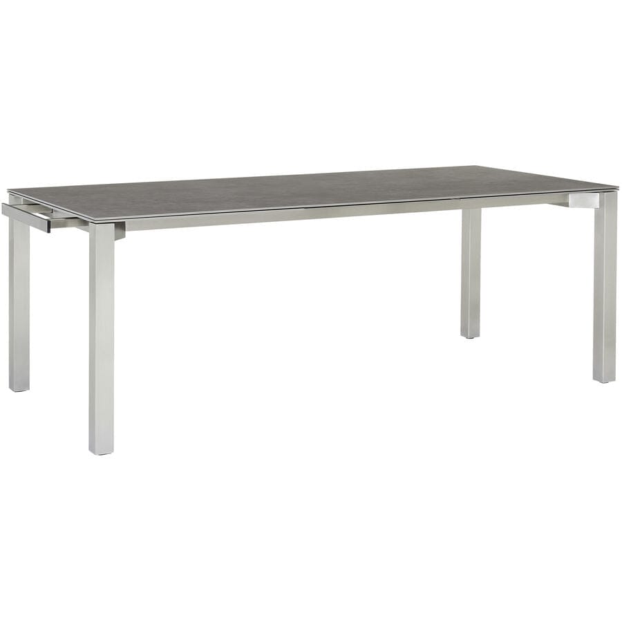 Zumsteg Spezia Table à double rallonges avec plateau céramique rectangulaire