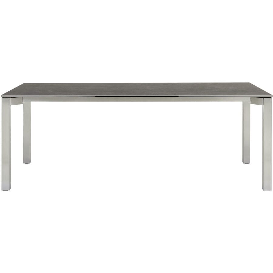 Zumsteg Spezia Table à double rallonges avec plateau céramique rectangulaire