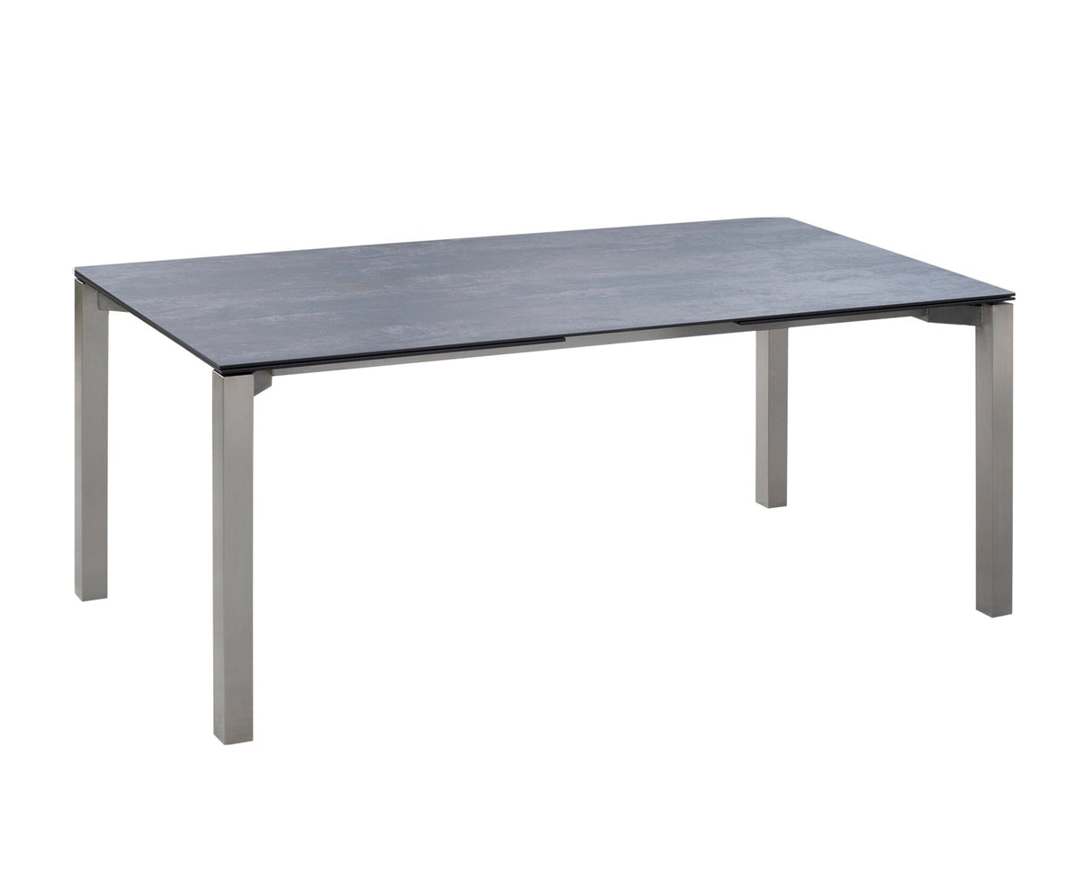 Zumsteg Spezia Table à double rallonges avec plateau céramique rectangulaire