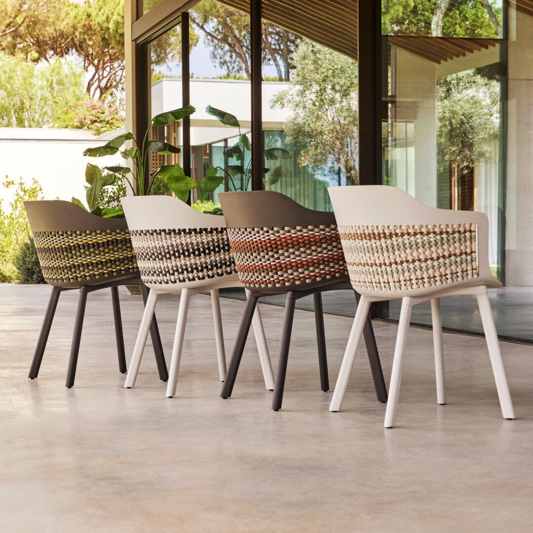 Dedon Mymi Fauteuil repas, Coussin non inclus 
