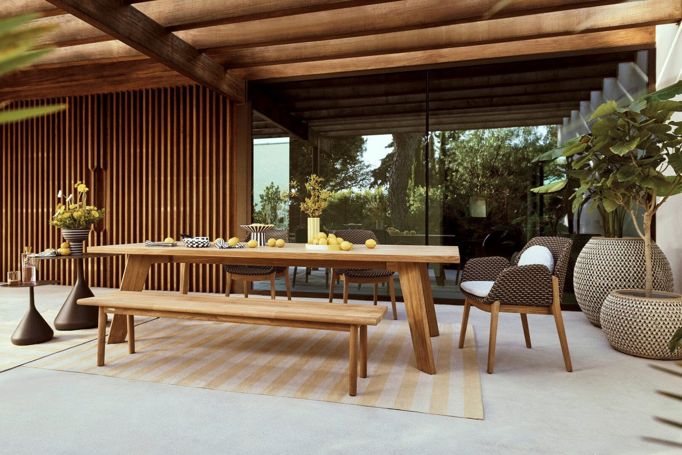 Dedon Solyd Table repas 280x100cm 