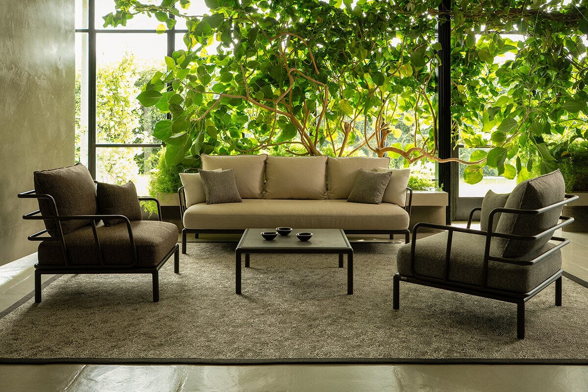Emu 1381 Saint Martin Fauteuil Club Lounge, coussins non inclus 