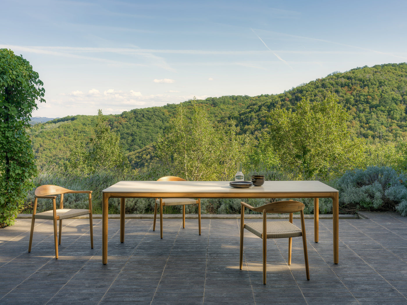 Vincent Sheppard Elko Table repas 180x90cm Plateau Céramique 