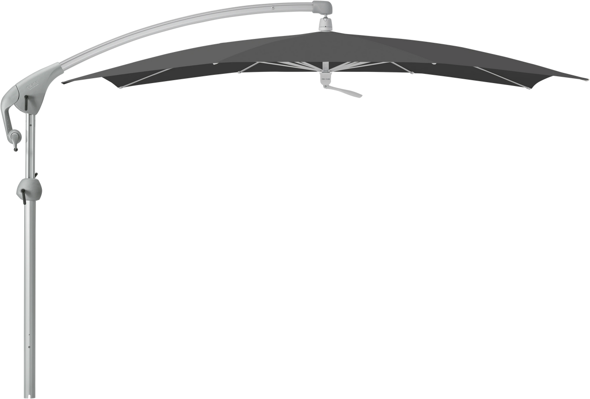 Glatz Parasol PENDALEX P+ carre Cat.5 809 Midnight Alu naturel eloxe