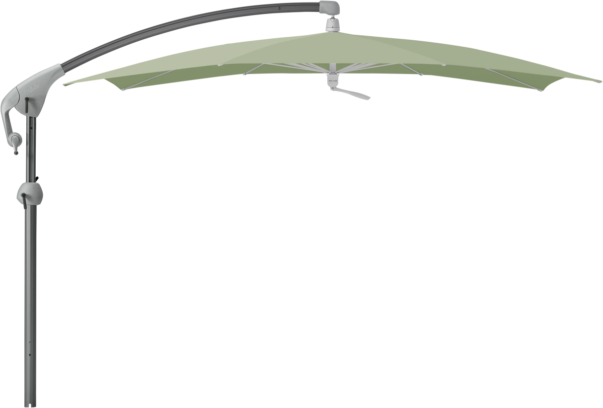 Glatz Parasol PENDALEX P+ carre Cat.5 579 Pistachio Alu anthracite laque