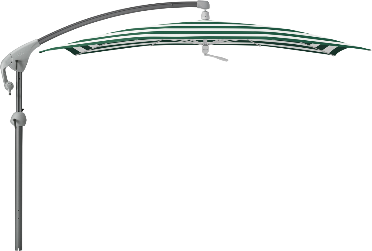 Glatz Parasol PENDALEX P+ carre Cat.5 589 Green Stripe Alu anthracite laque