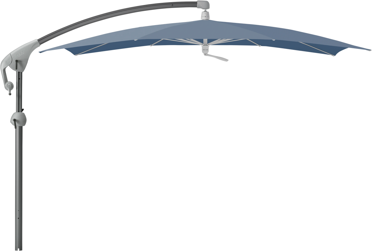 Glatz Parasol PENDALEX P+ carre Cat.5 601 Waterfall Alu anthracite laque
