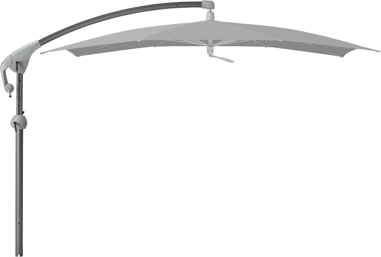 Glatz Parasol PENDALEX P+ carre Cat.5 652 Silver Alu anthracite laque