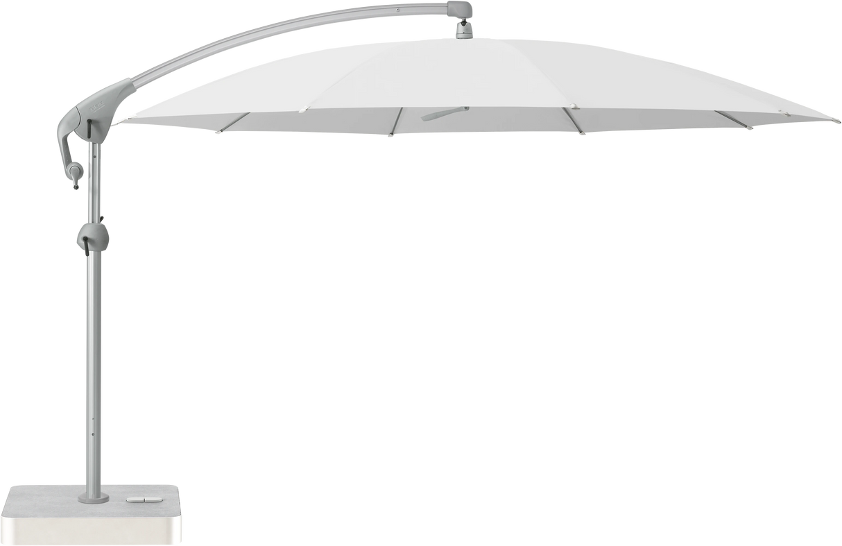 Glatz Parasol PENDALEX P+ rond Cat.5 500 Plaster Alu naturel eloxe