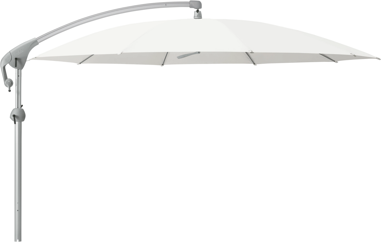 Glatz Parasol PENDALEX P+ rond Cat.5 510 White Alu naturel eloxe