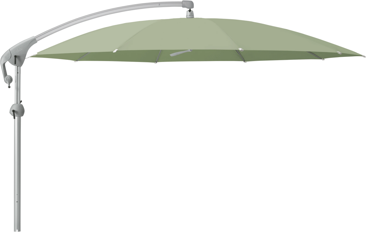 Glatz Parasol PENDALEX P+ rond Cat.5 579 Pistachio Alu naturel eloxe