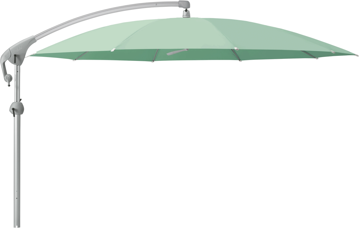 Glatz Parasol PENDALEX P+ rond Cat.5 581 Jade Alu naturel eloxe