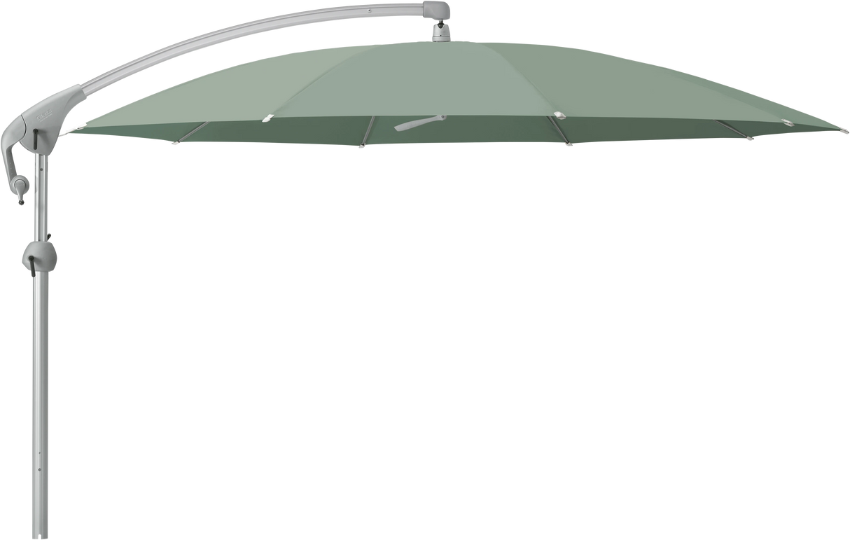 Glatz Parasol PENDALEX P+ rond Cat.5 588 Olive Alu naturel eloxe