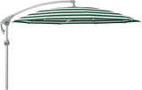 Glatz Parasol PENDALEX P+ rond Cat.5 589 Green Stripe Alu naturel eloxe