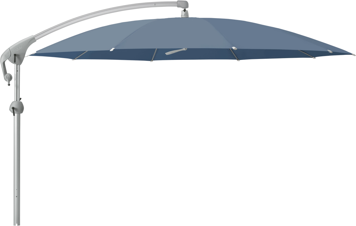 Glatz Parasol PENDALEX P+ rond Cat.5 601 Waterfall Alu naturel eloxe