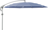 Glatz Parasol PENDALEX P+ rond Cat.5 602 Blue Stripe Alu naturel eloxe