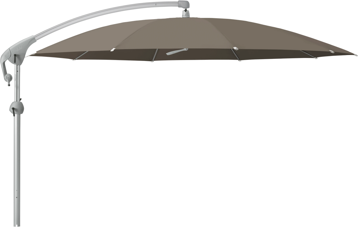 Glatz Parasol PENDALEX P+ rond Cat.5 611 Sandstone Alu naturel eloxe