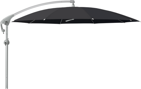 Glatz Parasol PENDALEX P+ rond Cat.5 615 Black Alu naturel eloxe