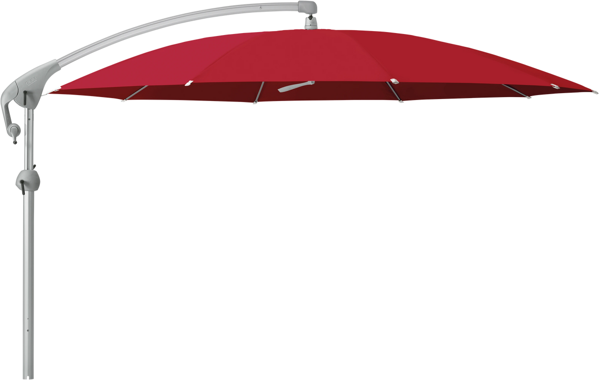 Glatz Parasol PENDALEX P+ rond Cat.5 646 Rubino Alu naturel eloxe