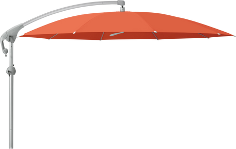Glatz Parasol PENDALEX P+ rond Cat.5 660 Papaya Alu naturel eloxe