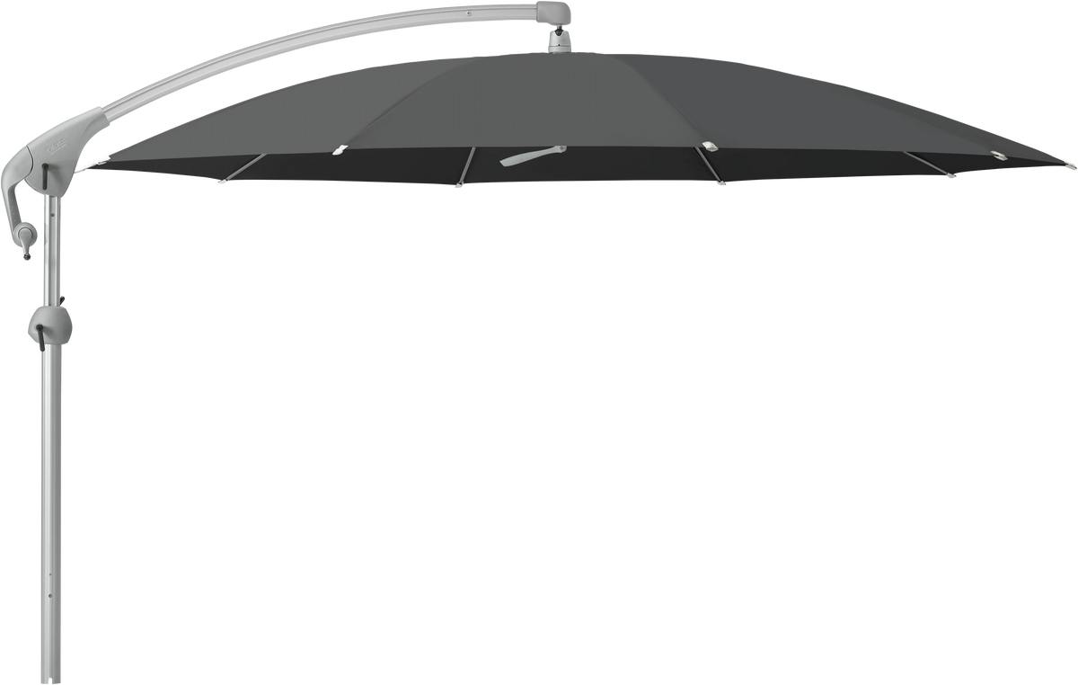 Glatz Parasol PENDALEX P+ rond Cat.5 669 Carbone Alu naturel eloxe