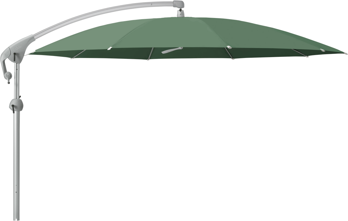 Glatz Parasol PENDALEX P+ rond Cat.5 677 Nile Alu naturel eloxe