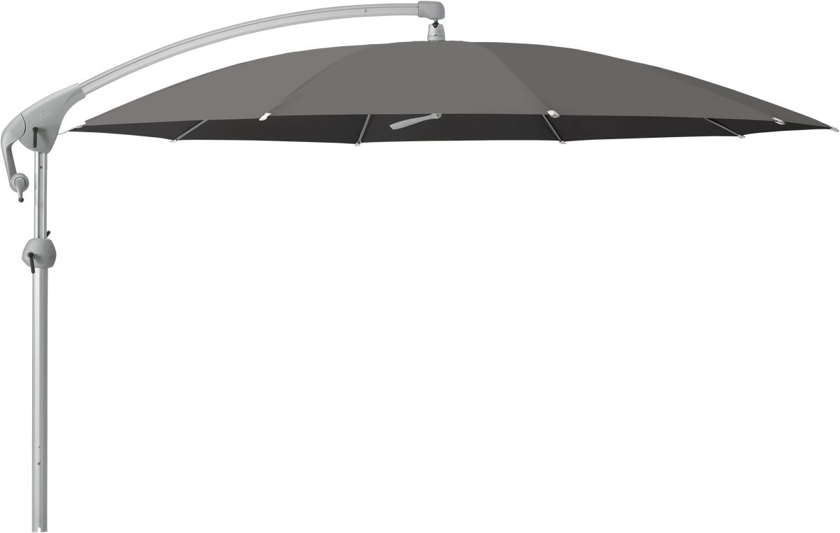Glatz Parasol PENDALEX P+ rond Cat.5 807 Lava Alu naturel eloxe
