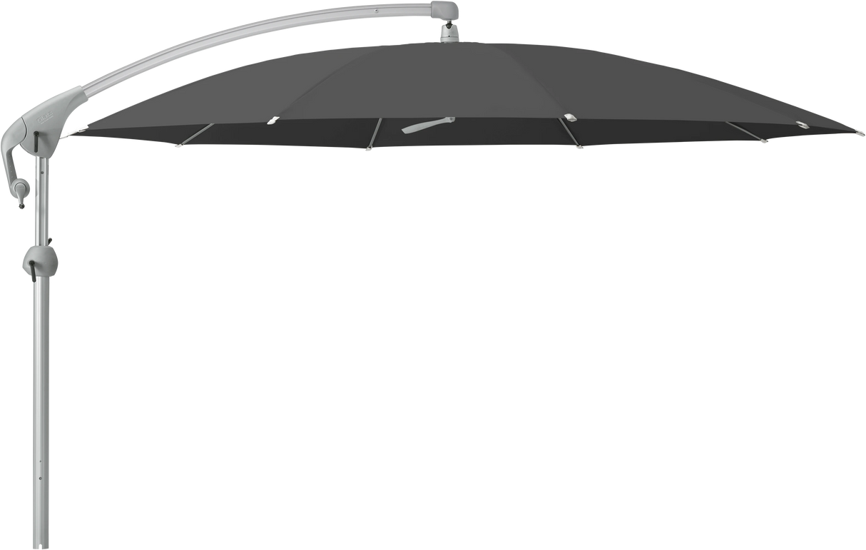 Glatz Parasol PENDALEX P+ rond Cat.5 809 Midnight Alu naturel eloxe