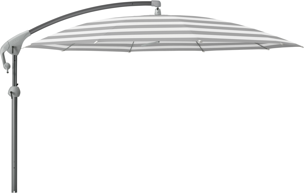 Glatz Parasol PENDALEX P+ rond Cat.5 555 Grey Stripe Alu anthracite laque