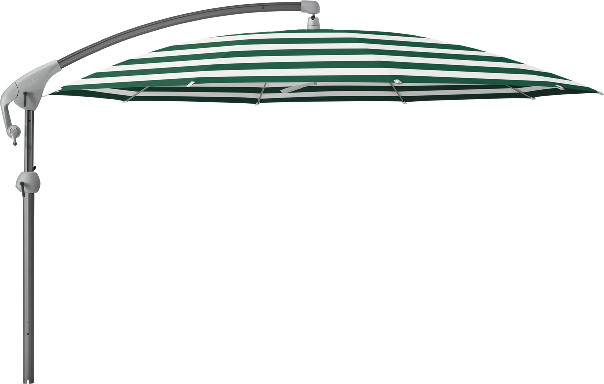Glatz Parasol PENDALEX P+ rond Cat.5 589 Green Stripe Alu anthracite laque