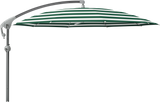 Glatz Parasol PENDALEX P+ rond Cat.5 589 Green Stripe Alu anthracite laque