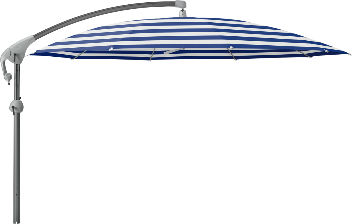 Glatz Parasol PENDALEX P+ rond Cat.5 602 Blue Stripe Alu anthracite laque