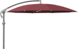 Glatz Parasol PENDALEX P+ rond Cat.5 644 Merlot Alu anthracite laque