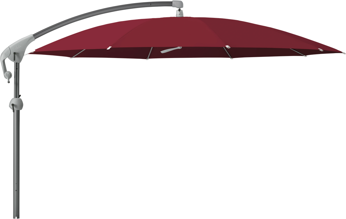 Glatz Parasol PENDALEX P+ rond Cat.5 645 Burgundy Alu anthracite laque