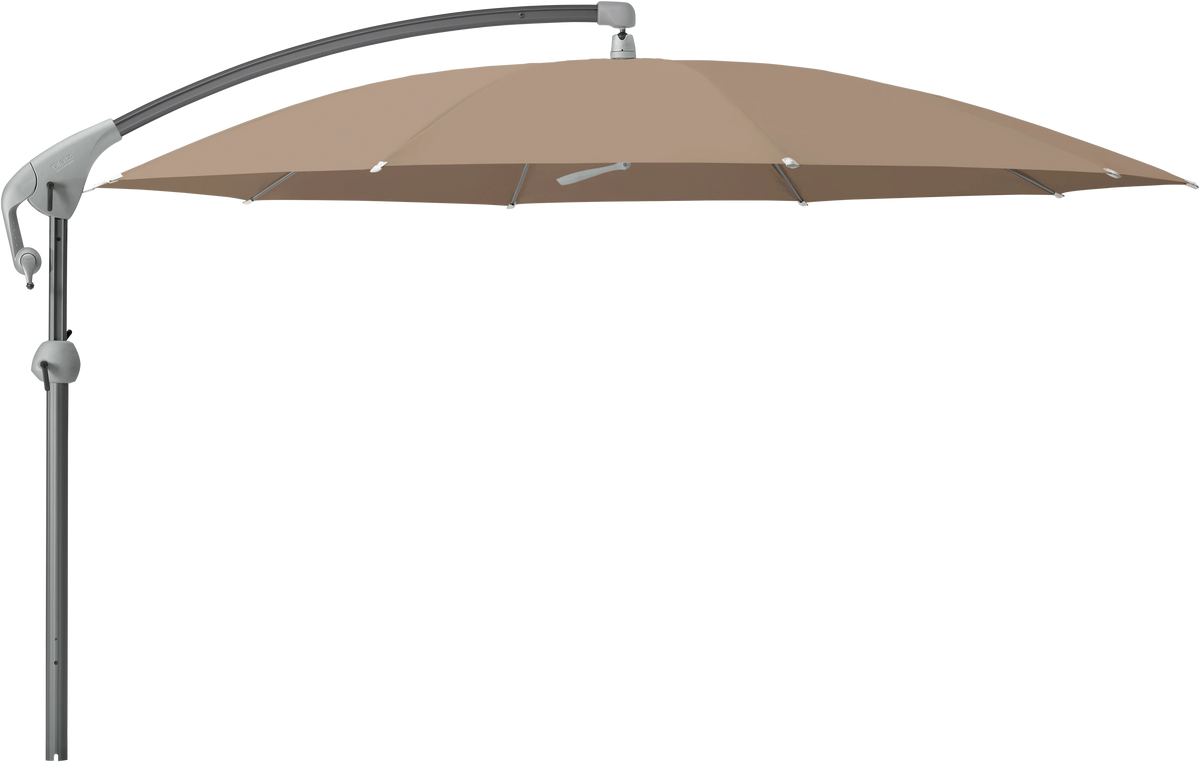 Glatz Parasol PENDALEX P+ rond Cat.5 650 Camel Alu anthracite laque