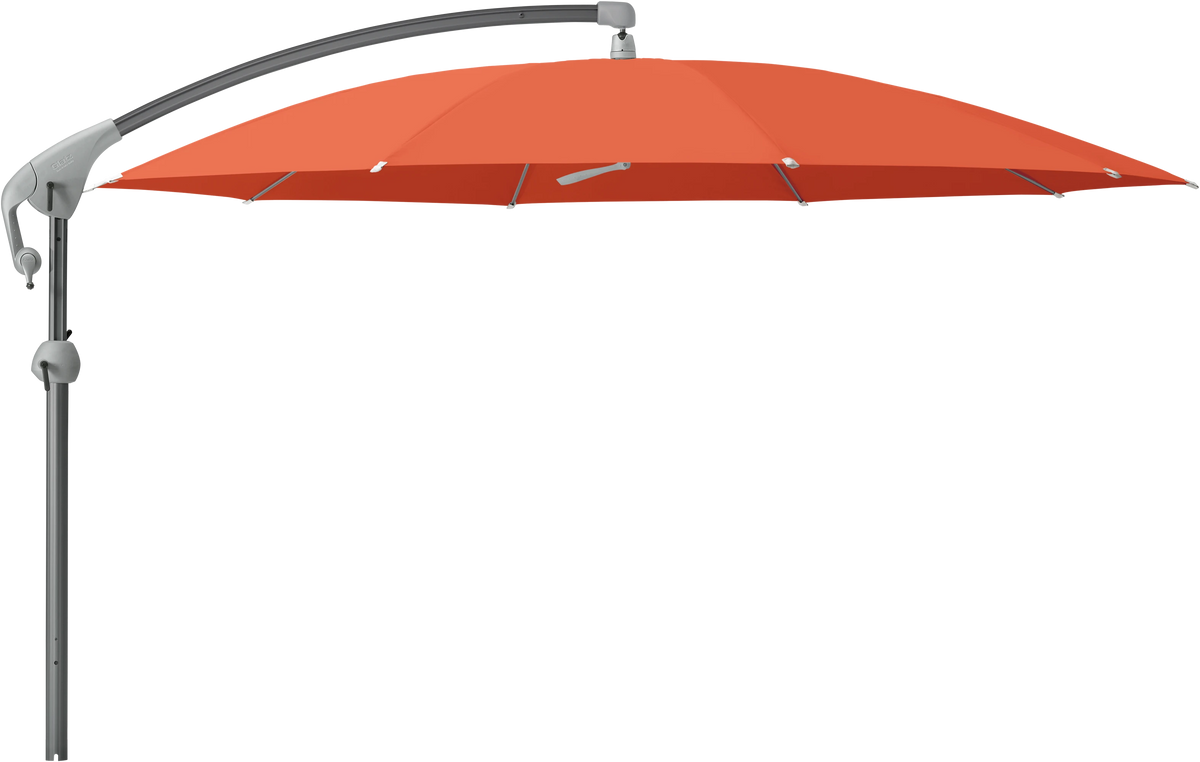 Glatz Parasol PENDALEX P+ rond Cat.5 660 Papaya Alu anthracite laque