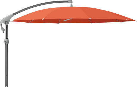 Glatz Parasol PENDALEX P+ rond Cat.5 660 Papaya Alu anthracite laque