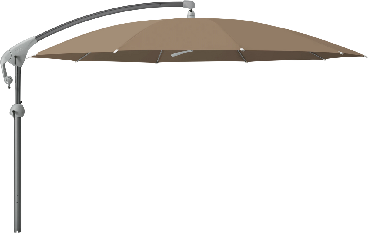 Glatz Parasol PENDALEX P+ rond Cat.5 805 Walnut Alu anthracite laque