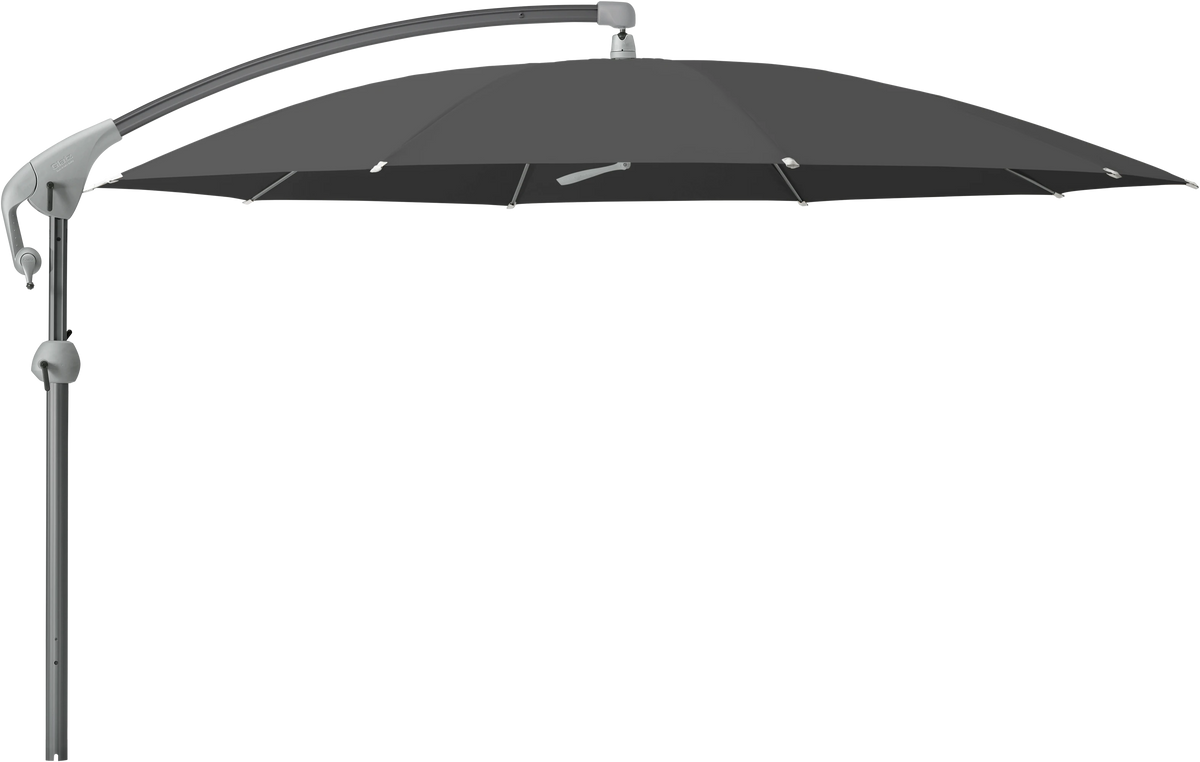 Glatz Parasol PENDALEX P+ rond Cat.5 809 Midnight Alu anthracite laque